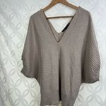 White House | Black Market V-Neck Dolman Sweater in Biscotti Size L NWT Photo 2