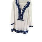 Vineyard Vines White and Blue Nautical Swim Coverup Photo 7