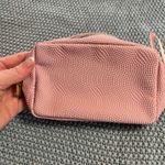 Mac Pale Pink Makeup Bag FY23 Holiday GWP w Gold Accents Zipper Closure Photo 9