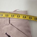 Vintage Junction West Suede Leather Pants Pink Cargo Moto Biker Career Dressy 6 Photo 3