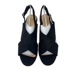 Bella Vita  Nadette II Black Faux Suede Espadrille Sandals 9 Photo 5