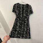 French Connection  Black White Diamond Geometric Snake Snakeskin ish Sheath Dress Photo 12