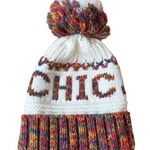 Robin Ruth  Chicago Beanie Hat Pom Pom Knit Rainbow Photo 0