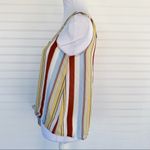 Pink Rose Colorful striped Sleeveless top Small Photo 2