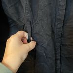 & Other Stories & Other Stories Puff-Sleeve Button Detail Denim Mini Dress in Washed Black sz 8 Photo 8