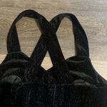 ZARA Women’s Festive Days Black Velvet w/Metallic Threa Button-Up Crop Top L Photo 9