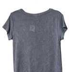 Bobeau  Women's Gray Blue Short Sleeve Twist Front Crewneck T-Shirt Size Small Photo 3