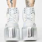 Dolls Kill Yru qozmo moonroq in silver Photo 1