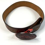 Levi's Levi’s Hand Tooled Hand Painted Leather Belt Photo 7