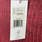 Thakoon Cropped Ripped Burgundy Turtleneck Sweater Womens Size XS KN17 Red Photo 8