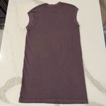 Madewell Oversized Boyfriend T-Shirt Dress Womens Medium Brown Cap Sleeve Cotton Photo 7