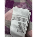 The North Face  Flannel Shirt Pink Purple Plaid Button Up Long Sleeve Medium Hike Photo 7