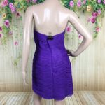 Alyce Paris  Purple Strapless Beaded Prom Dress Size 8 Photo 1