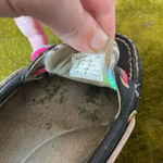 Sperry Top Sider Loafers Blue Stripe Hot Pink Size 6 GUC! Photo 4