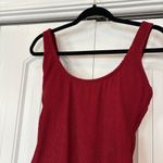 Kona Sol  Red Textured One Piece‎ Swimsuit Size Small Photo 2