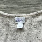Stars Above  Knit Long Sleeve Vneck Size Small Photo 2