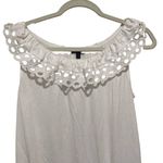 EXPRESS Women’s White Eyelet Mini Sun Dress Swim Coverup Beach Size SMALL Photo 1