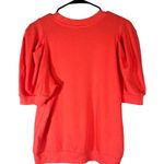 Z Supply Coral Red Evereve French Terry Tee 100% Cotton Sweatshirt Women Sz M Photo 7
