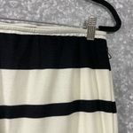 Metaphor  Black & White Striped Jersey Pencil Skirt - Size Small - Knee Length Photo 1