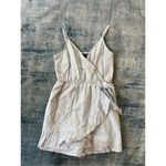 Wild Fable  Powder Blue White Daisy Ruffle Faux Wrap Romper XS Photo 1