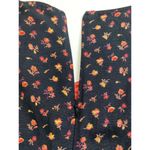 Vintage Cottagecore April Cornell Flax Blend Ditsy Floral Grunge Maxi Dress Sz M Black Size M Photo 5