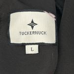 Tuckernuck  Black Daphne Dress Black Women Large Long Sleeve Bow Tie‎ Ruffle Neck Photo 5