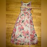 Prontomoda Giusy Womens Sleeveless Long 100% Silk Dress W/Lining, Italy|Size:M Pink Size M Photo 9