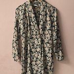 Knapp Studio Vintage Black & Pink Floral Blazer Dress Size 7 GUC Photo 0