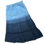 Michael Kors  Women's Ombre Tiered Full Maxi Skirt - Blue, Size 10 Photo 4