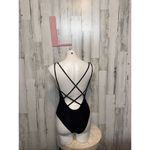 Poetry  Black Strappy Back Bodysuit – Size L Photo 2