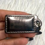 Coach 1.5"  Silver Fob Bag Charm Hang tag Hangtag Photo 1