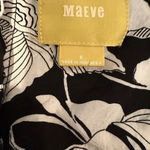 Maeve  Anthropologie Womens 6 Zola Shift Shirt Dress Black & White‎ Pocket Dress Photo 6