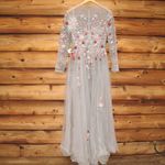 Mac Duggal 11241 Embroidered Illusion High Neck Long Sleeve A Line Gown Photo 11