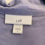 J Jill purple button up shirt Pearl buttons‎ long sleeve size L Size L Photo 1