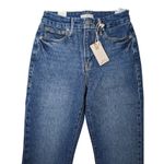 Good American  Good Classic‎ Raw Hem Jeans 2/26 NWT Photo 2
