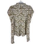 Anthropologie Dolan Sheer Lace High-Neck Top Long Puff Sleeve Top Size XL Petite Photo 4