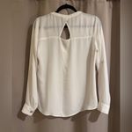 Candie's  White Blouse with Red Floral Embroidery Photo 1