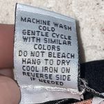 Rue 21  Black Peach Pink Green Floral Long Sleeved Elastic Waist Dress Size M‎ Photo 4