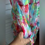 Amanda Uprichard  | Chamomile tiered midi dress in floral watercolor print Photo 4