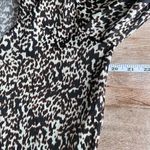 ZARA  Woman Cheetah Peplum Tunic Length Button‎ Down Blouse medium Photo 2