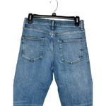 ZARA Women's Jeans Distressed Mid-Rise Premium 5-Pocket Skinny Denim Blue Sz. 2 Photo 7