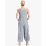 Max Studio NEW Yarn Dye Jumpsuit Wide Leg Front Pockets XS Photo 1