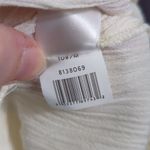 1. State  NEW antique white off the shoulder top‎ size medium eyelet sleeves Photo 10