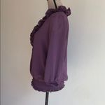 AB Studio lavender layered blouse Photo 4