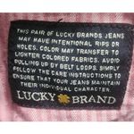 Lucky Brand Lolita Skinny Jeans Burgundy Red Floral Print Denim Size 26 Photo 7