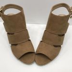 Apt. 9  SZ 10 Medium Wedges Shoes Open-Toe Desert Tan Buckle Closure Womens New Photo 5