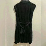 Line and Dot NWT REVOLVE  V-neck 100% silk‎ black mini dress Photo 1