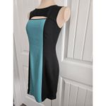 Marc New York Andrew Marc 90s Retro Colorblock Dress Size 4 Front Cutout Photo 2