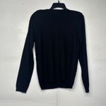 Jaclyn Smith Women’s  Cardigan Sweater Size S Black Floral Embroidered Photo 8