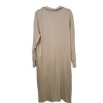 Faherty  Jackson Sweater Dress Tan Oatmeal Long Sweater XL Photo 2